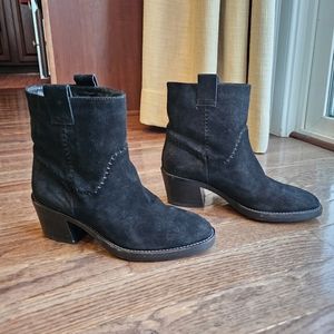 Aquatalia Leather Ankle Boots